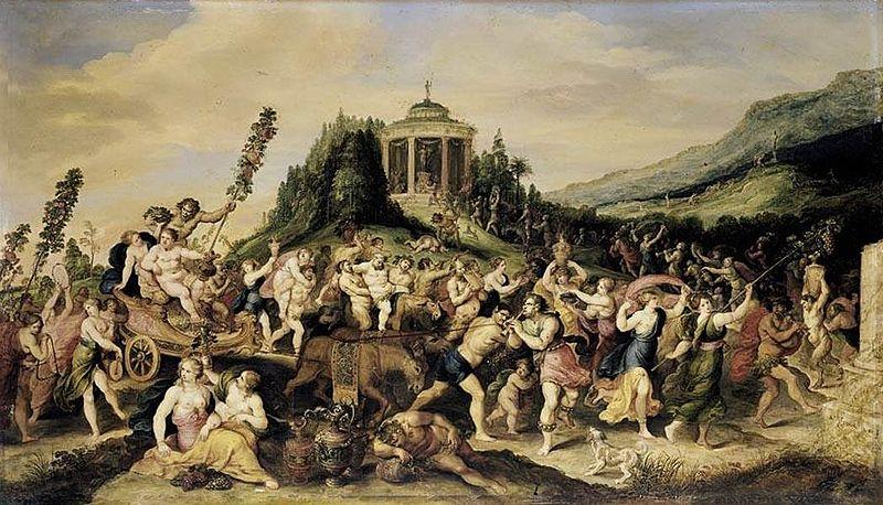 Frans Francken II Triumph of Bacchus Norge oil painting art